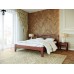 Двоспальне ліжко АФІНА-1 з дерева (масив бука) ★ від 160 до 180 см ★ з кованими елементами ручної роботи в узголів'ї № 5