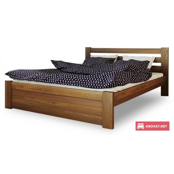 Дерев'яне ліжко ЖАСМІН з масиву бука ★ від 90х190 до 180х200 см ★ односпальне | полуторна | двоспальна