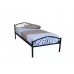 Ліжко ЕЛІС мелбі односпальне ★ 80х190 - 90х200 см ★ металеве ліжко в стилі Лофт з заліза № 2