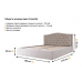 Двуспальная кровать СКАРЛЕТТ Richman ➤ размерный ряд - от 140х190 см ➤ подъемный механизм (опционально) № 6